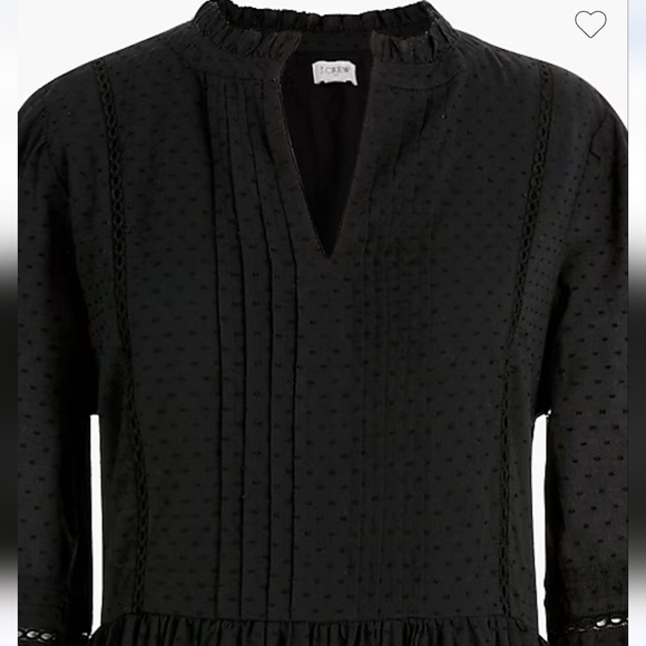 J Crew Factory .  Brand new! Pintuck midi dress. Clip dot pattern.Sz XL - Picture 2 of 6